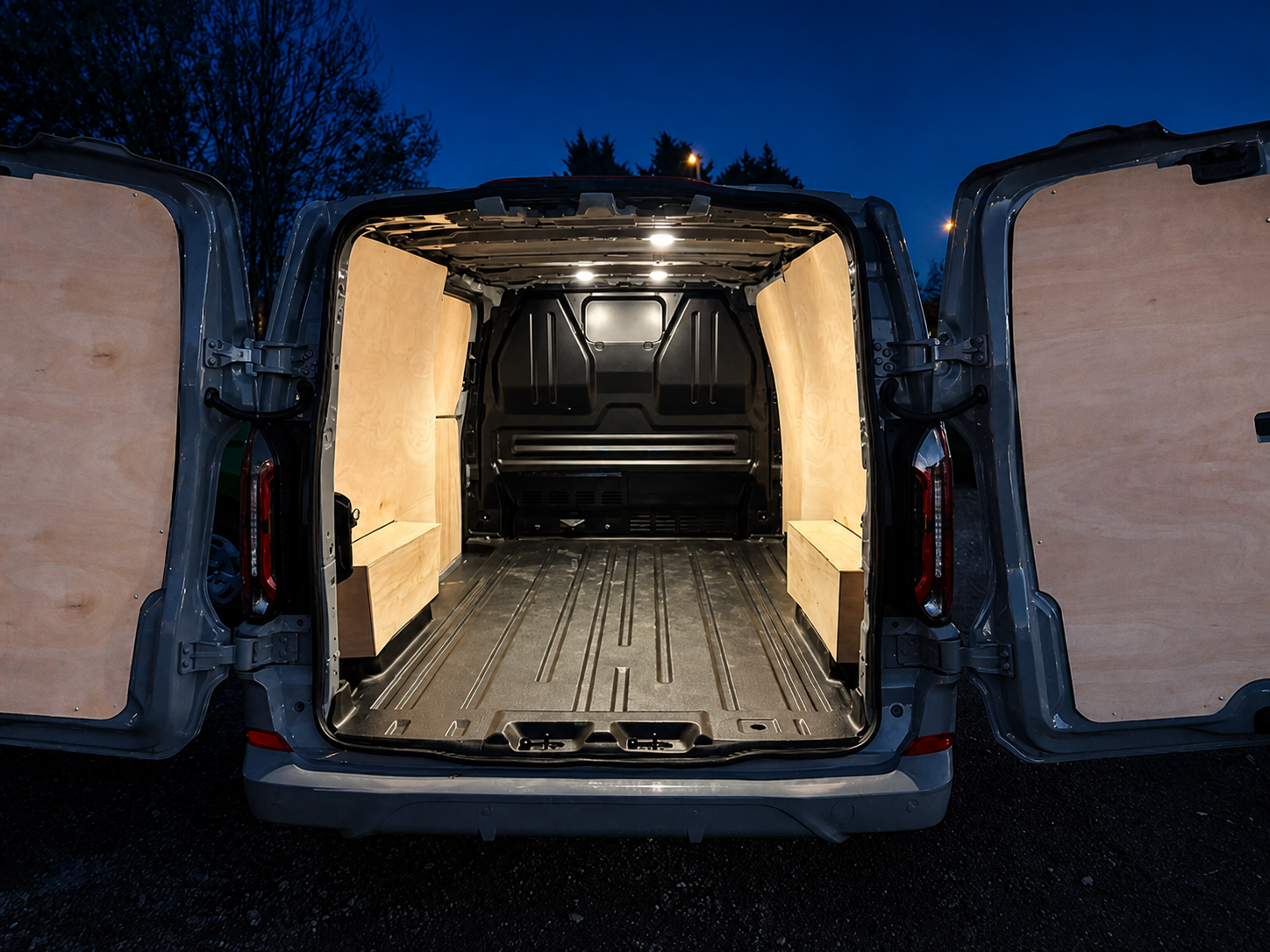 Completed VanTek commercial vehicle fit-out